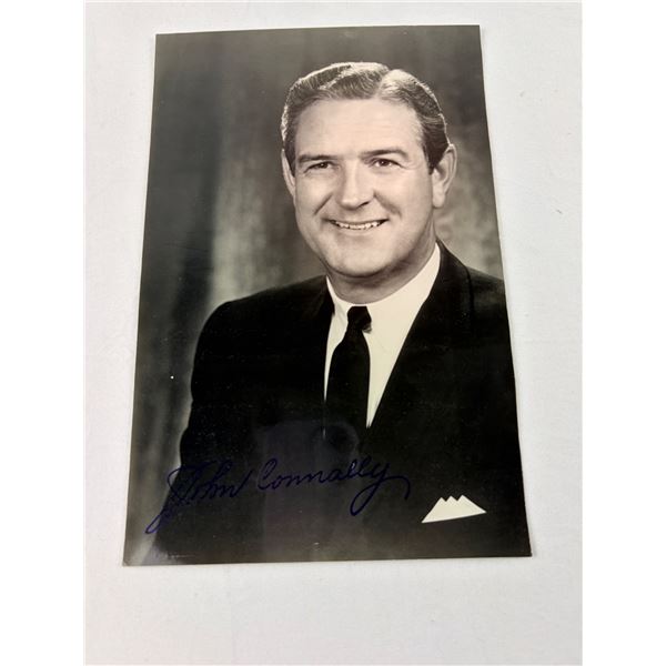 John Connally Autographed Picture