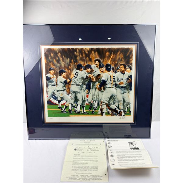 1978 World Series Commemorative Lithograph