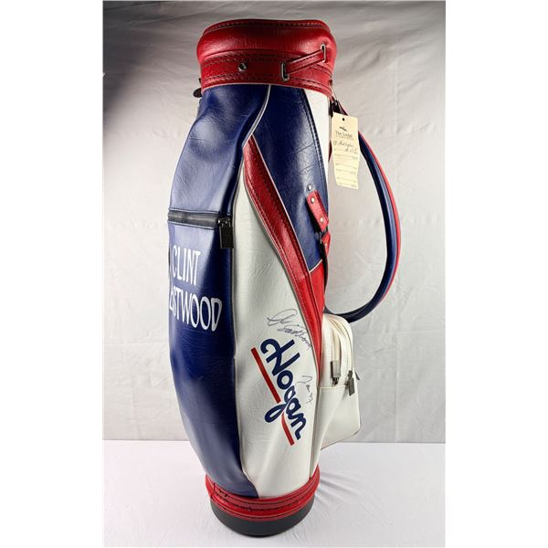 Clint Eastwood's Autographed Golf Bag