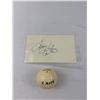 Image 1 : Tom Kitę Golf Ball & Autograph