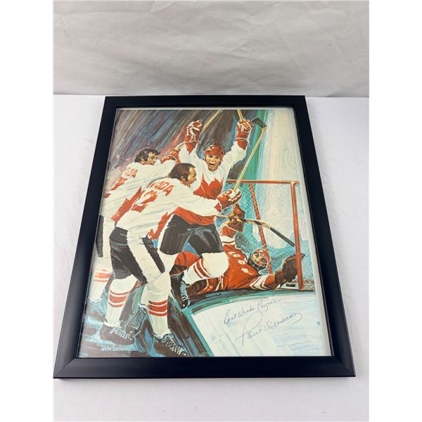 Art Print Autographed by Paul Henderson