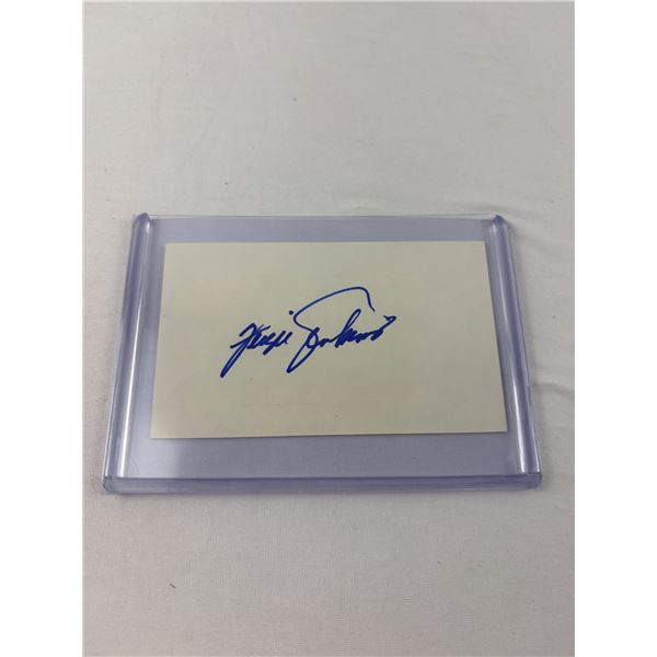 Fergie Jenkins Autographed Index Card
