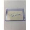 Image 1 : Tom Watson Autographed Index Card