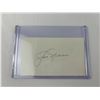 Image 1 : Jack Nicklaus Autographed Index Card