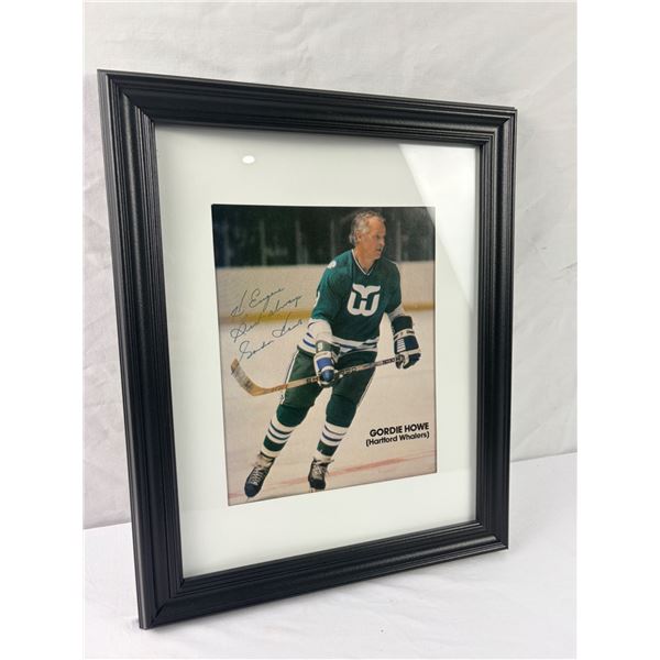 Gordie Howe (Hartford Whalers) Autograph