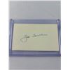 Image 1 : Joe Torre Autographed Index Card