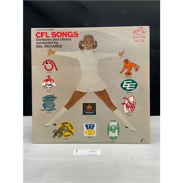 1969 CFL Songs Orchestra and Chorus Conducted by Dal Richards Vinyl Record