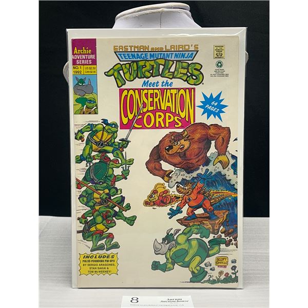 1992 Archie Comics Teenage Mutant Ninja Turtles meet The Conservation Corps #1 $2.50