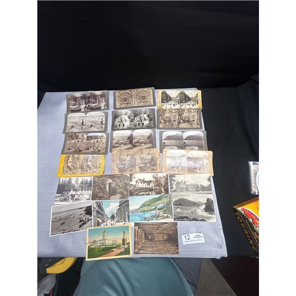 Vintage Stereo Cards + Postcards