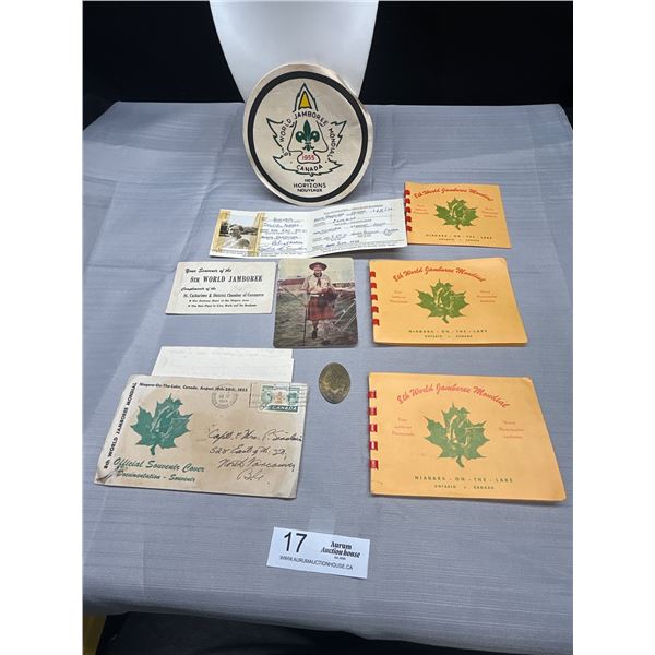 1955 Boy Scouts Canada World Jamboree Lot