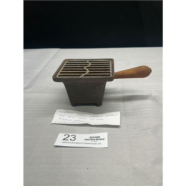 A Miniature Japanese Hibachi Coal Stone