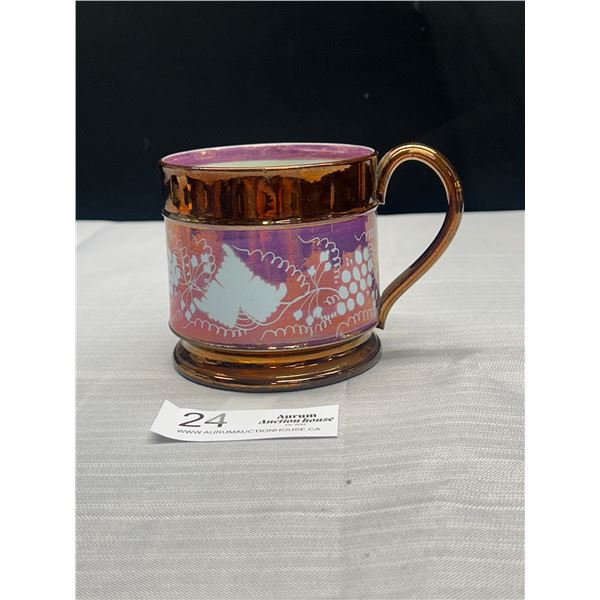 19th Century (1880) Antique Sunderland Lustre Mug