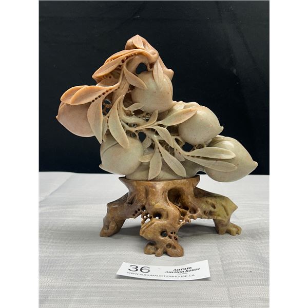 A Hand Carved Chinese Soapstone Carving