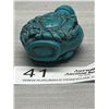 Image 5 : Antique Chinese Carved Turqoise Bottle