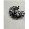 Image 3 : very High Quality Rhinestone 50s Crecent Brooch