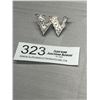 Image 1 : Circa 1900s W or M Sterling Silver