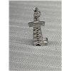 Image 1 : 1 Edmonton Oil Rig Pendant in Sterling Silver