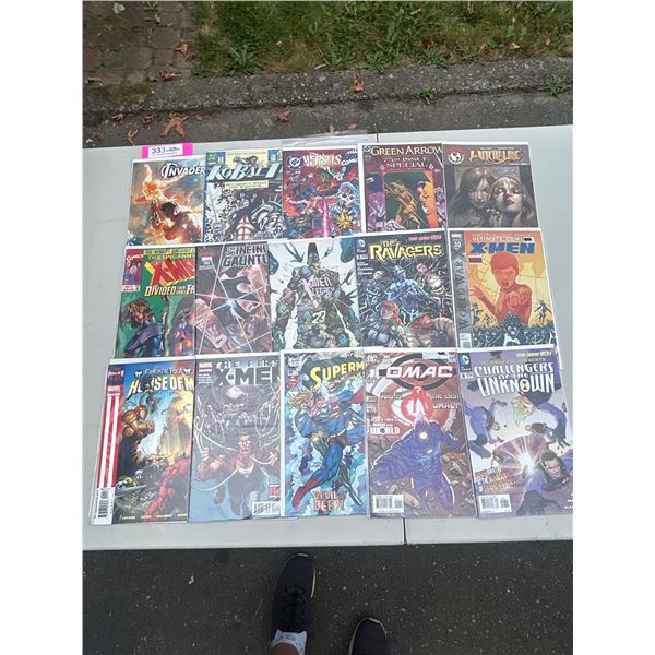 15 Comics Most on board in bag