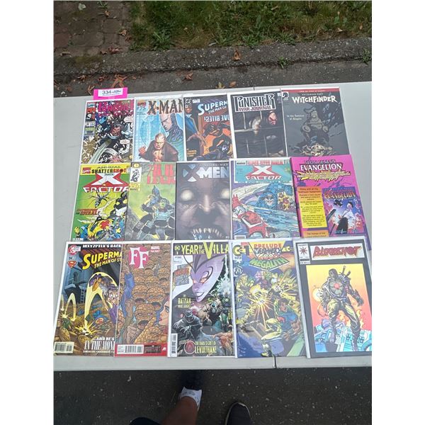 15 Comics Most on board in bag