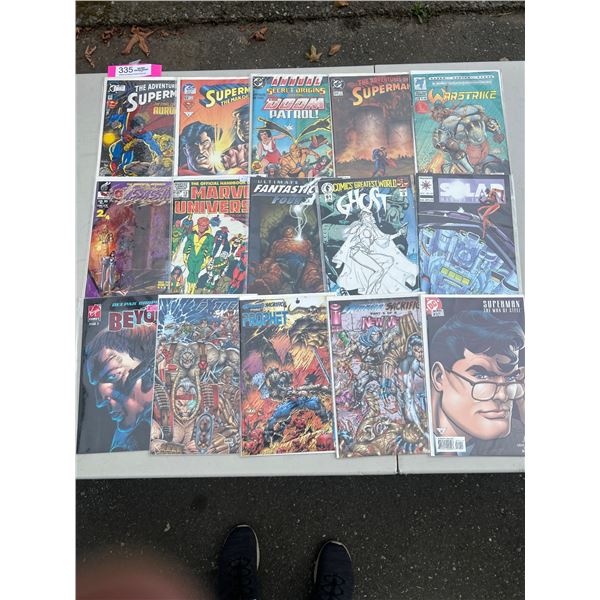 15 Comics Most on board in bag