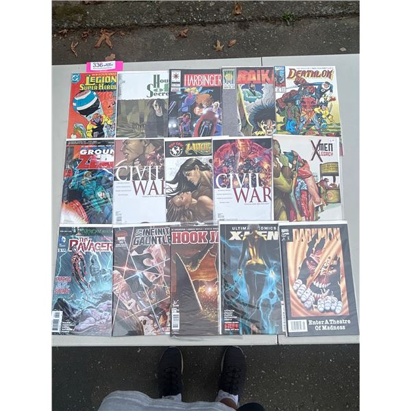 15 Comics Most on board in bag