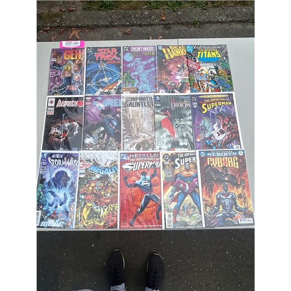 15 Comics Most on board in bag