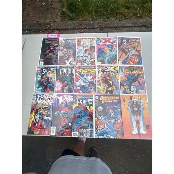 15 Comics Most on board in bag