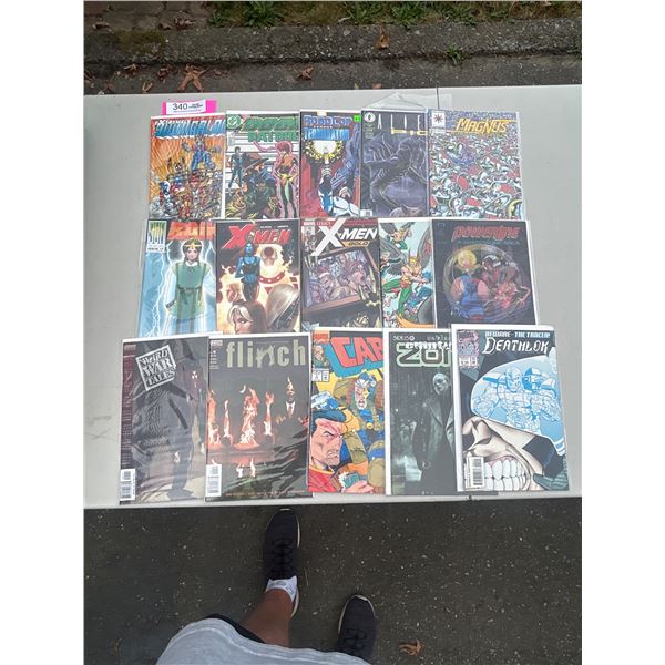15 Comics Most on board in bag