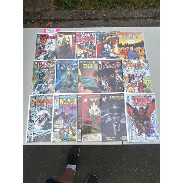 15 Comics Most on board in bag