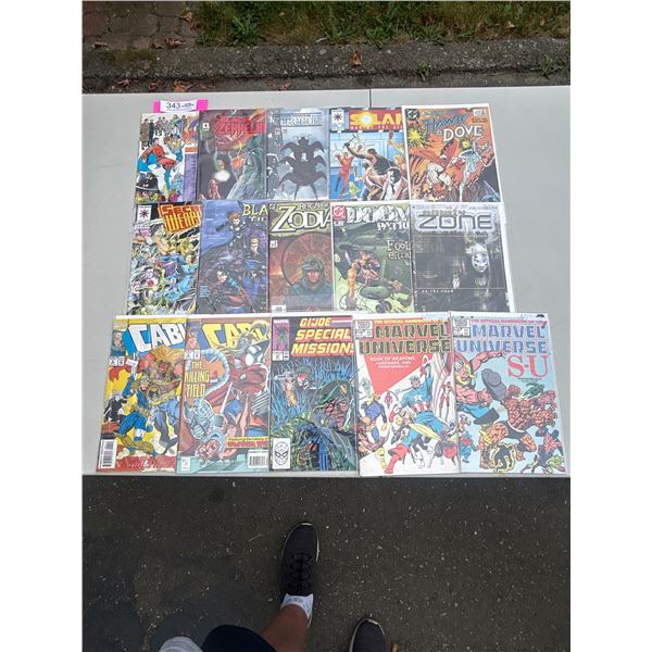 15 Comics Most on board in bag