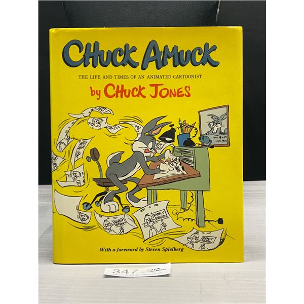 Signed by Chuck Jones, Chuck Amuck Hard Cover Book