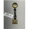 Image 1 : Vintage Pocket Watch With Old Catepillar Watch Fob. Not working