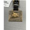 Image 2 : Vintage Pocket Watch With Old Catepillar Watch Fob. Not working
