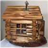 Image 6 : Decorative Items: Wood Cabin Model, French Horn, Brass Door Knocker and more