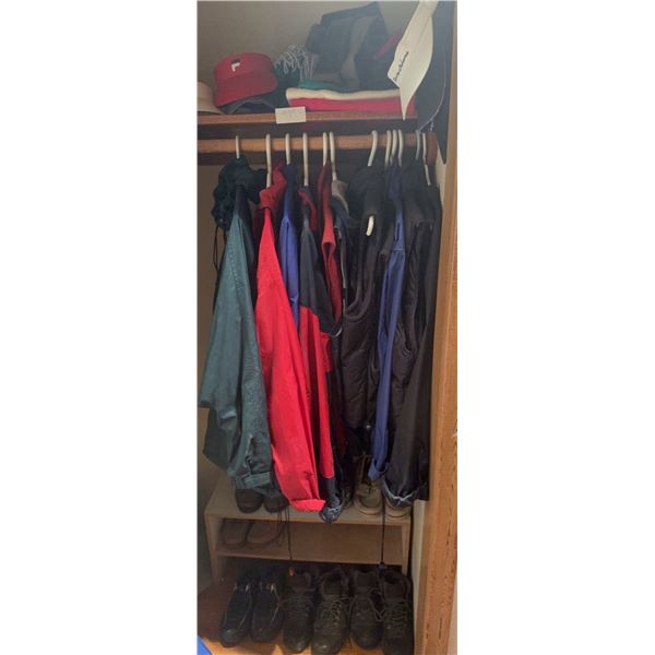 Size 10 Shoes and Extra Large Jackets Including Fila, Tony Bahama, Abercrombie
