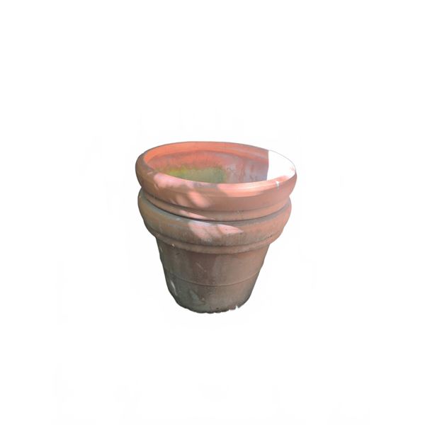 2 Extra Large Terra Cotta Garden Pots