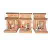 Image 1 : 3 Miniature Wooden General Store Dioramas