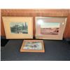 Image 2 : 3 Framed Artworks Including Lake Louise Jasper Park Alberta Print