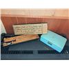 Image 2 : Excelsior ABC Marker No. 716 Wooden Alphabet Stamp Set With Metal Storage Box
