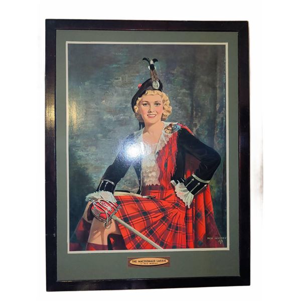 The MacDonald Lassie by Rex Woods Framed Print