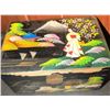 Image 3 : Costume Jewellery with Hand-Painted Japanese Musical Jewellery Box