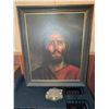 Image 2 : Framed 1968 MASTIE PENLEY Jesus Portrait, Religious Plaque, and more