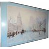 Image 1 : Robert Girrard "Blue Boulevard" Framed Art Print