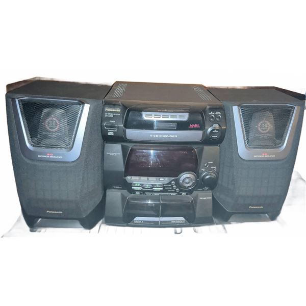 Panasonic SA-AK20 CD Stereo System with 3D Space Sound Speakers