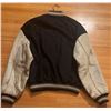 Image 5 : Eddie Bauer Wool and Leather Varsity Jacket, EB Patch, Men’s Size Large