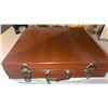 Image 4 : Gold Tone Flatware Set in Wooden Case, 53 Pieces