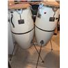 Image 1 : LP Conga Drums Pair with Wood Cabasa