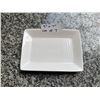 Image 3 : Lot of 7 - White Rectangular Dining Plates, 5" x 7"