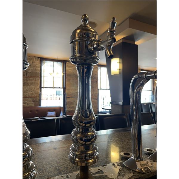 Single Chrome Beer Tap Tower Dispenser