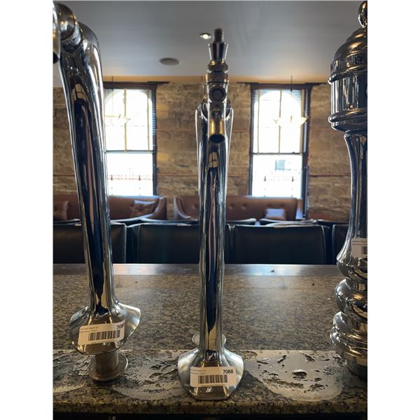 Single Chrome Beer Tap Dispenser Tower
